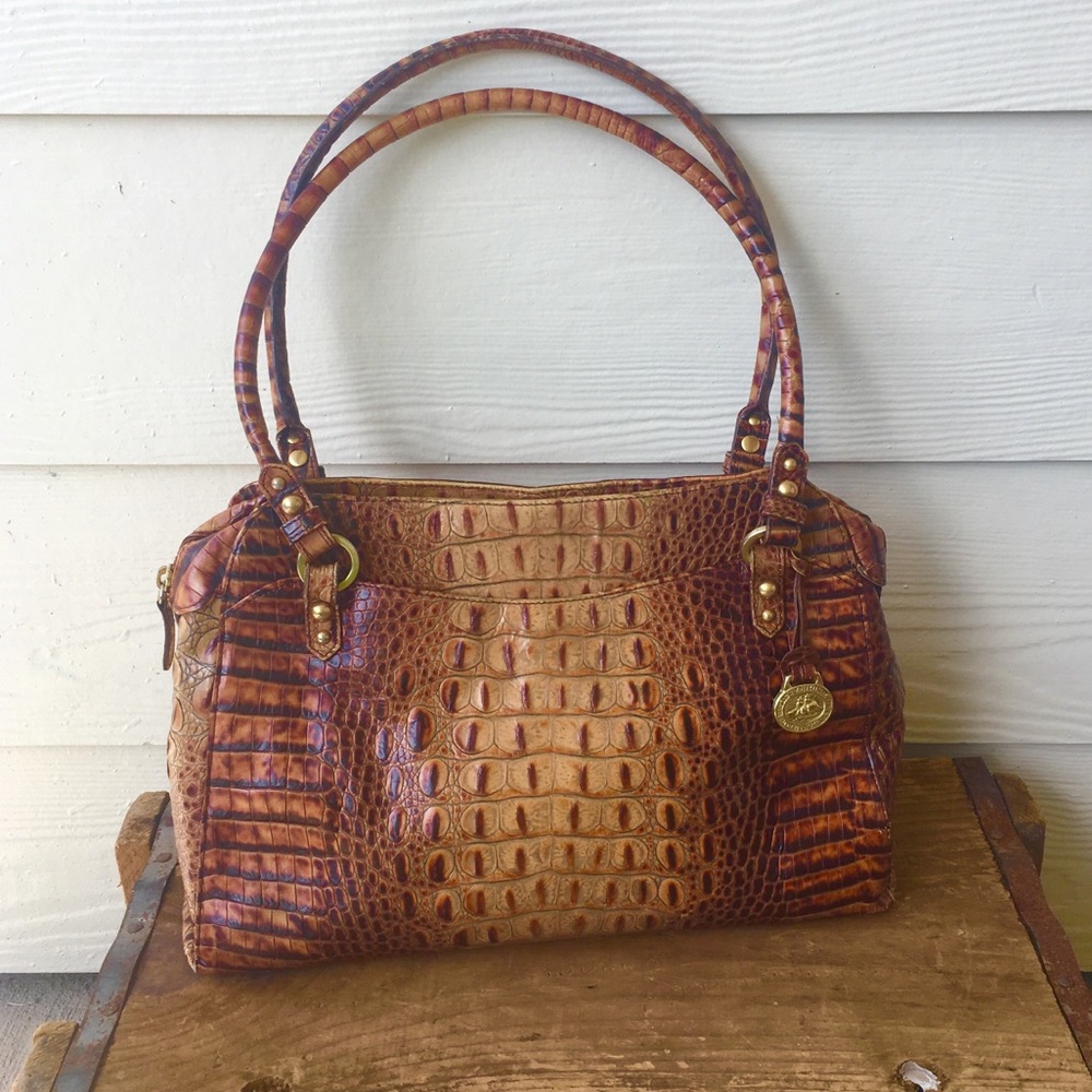 Brahmin toasted almond handbag